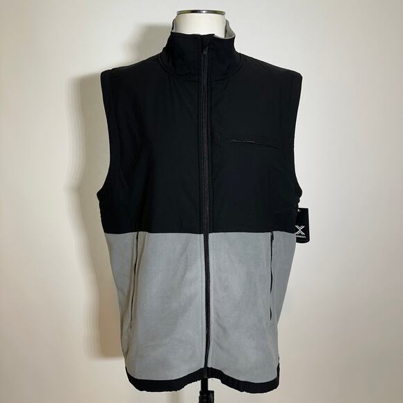 NWT Xersion NSYNC Water Resistant Fleece Vest Mens Size LT Large Big and Tall - Picture 1 of 10